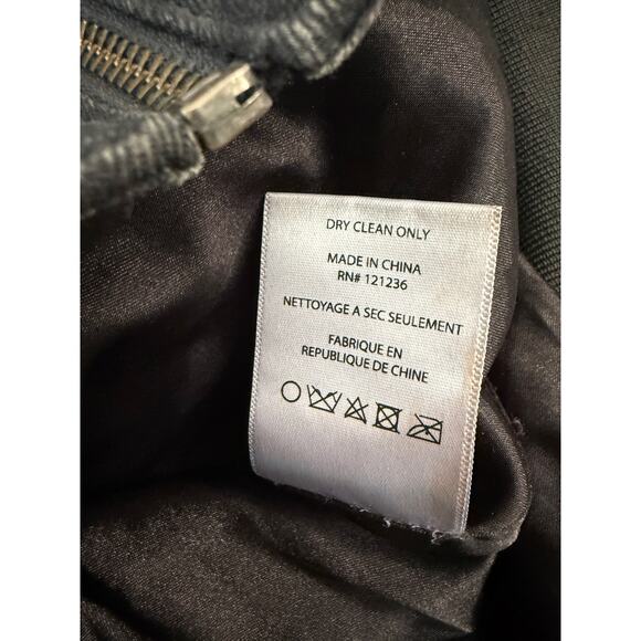 CULT OF INDIVIDUALITY Women's Moto Black Bomber Jacket Sz S - Picture 8 of 10